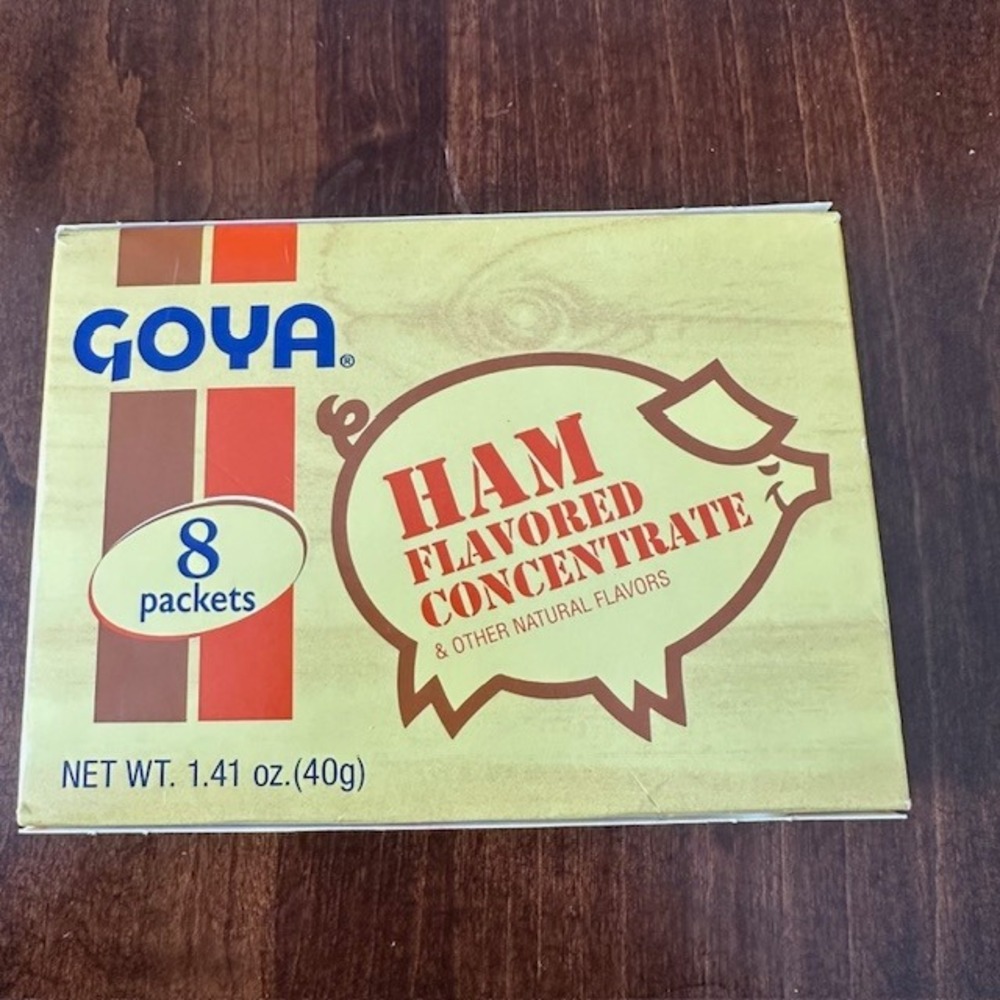 Goya Ham‎ Flavored Concentrate 8 Packets Net Wt 1.41 Oz 40g